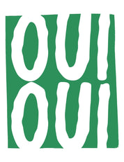 OUI OUI - Hand Drawn | Strijktransfer