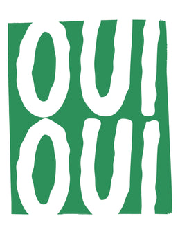 OUI OUI - Hand Drawn – Strijktransfer