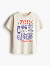 Oyster Lovers Club  - Hand Drawn | Strijktransfer