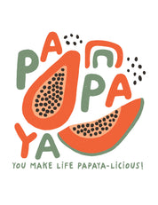 Papaya – Fruit Parade | Strijktransfer