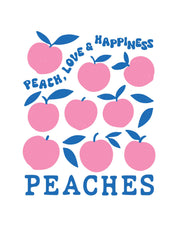 Peaches – Fruit Parade | Strijktransfer