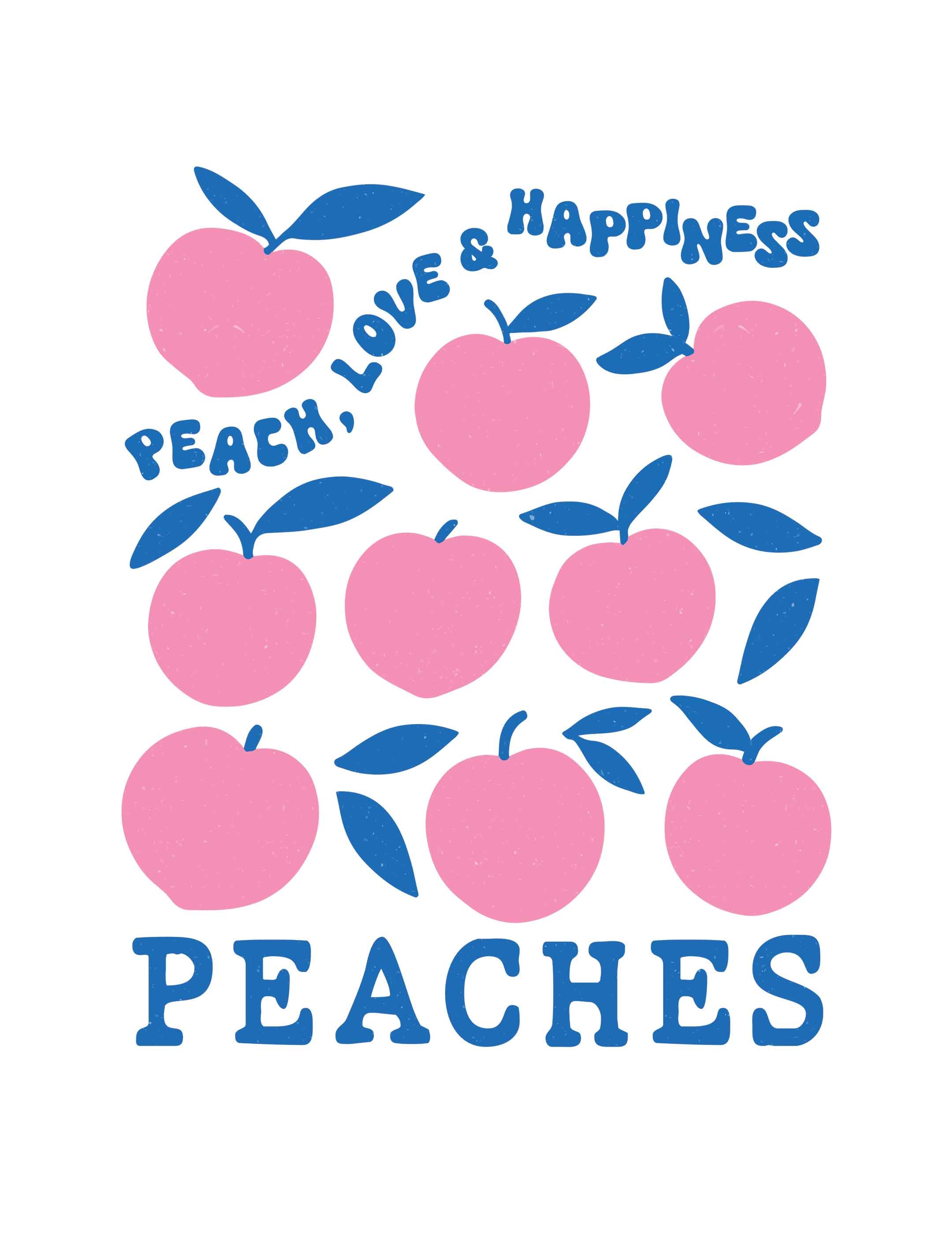 Peaches – Fruit Parade | Strijktransfer