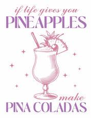 Pina Coladas - Summer Cocktails Clothing Transfers