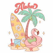Aloha - Retro Summer Kleding Transfer