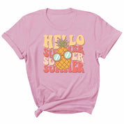 Hello Summer - Retro Summer Clothing Transfer