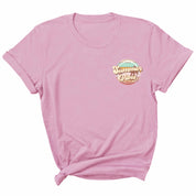 Summer Vibes round - Retro Summer Kleding Transfer