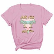 Salty Hair Salty Toes - Pastellfarbener Sommerkleidungstransfer