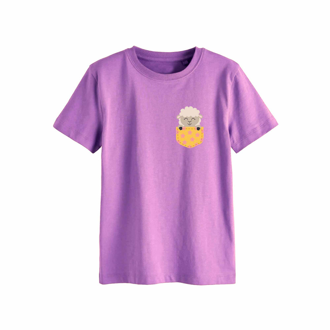 Schaap - Pocket Fun – Strijktransfer – op een T-shirt