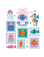 Sea Lover - Ocean Dreamers | Strijktransfer