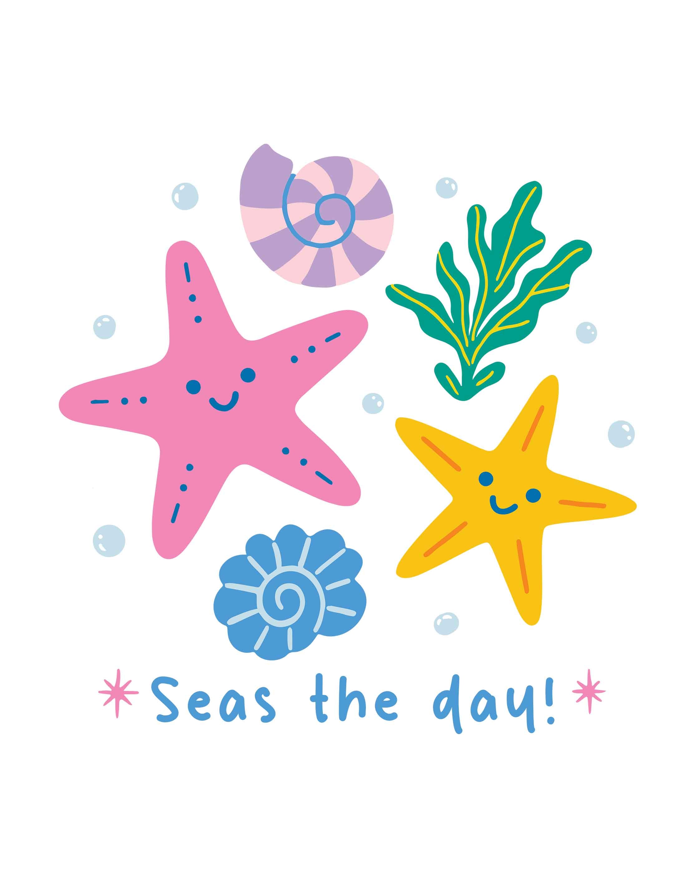 Seas the Day - Ocean Dreamers | Strijktransfer