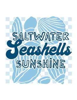 Saltwater Seashells Sunshine - Saltwater Stories – Strijktransfer