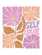 Self Love - Flower Kleding Transfers