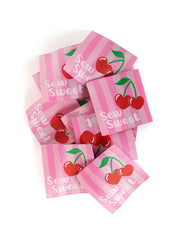 Sew Sweet Geweven Label | Roze Gestreept