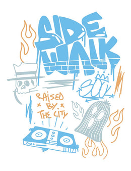 Sidewalk L - Urban Noise | Transfert thermocollant