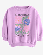 Slow Down - Floral Clothing Transfers