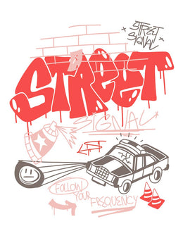 Street L - Urban Noise | Transfert thermocollant