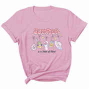 Der Sommer ist eine Geisteshaltung – Pinker Sommerkleidungstransfer