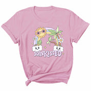 Sunkissed - Pink Summer Clothing Transfer