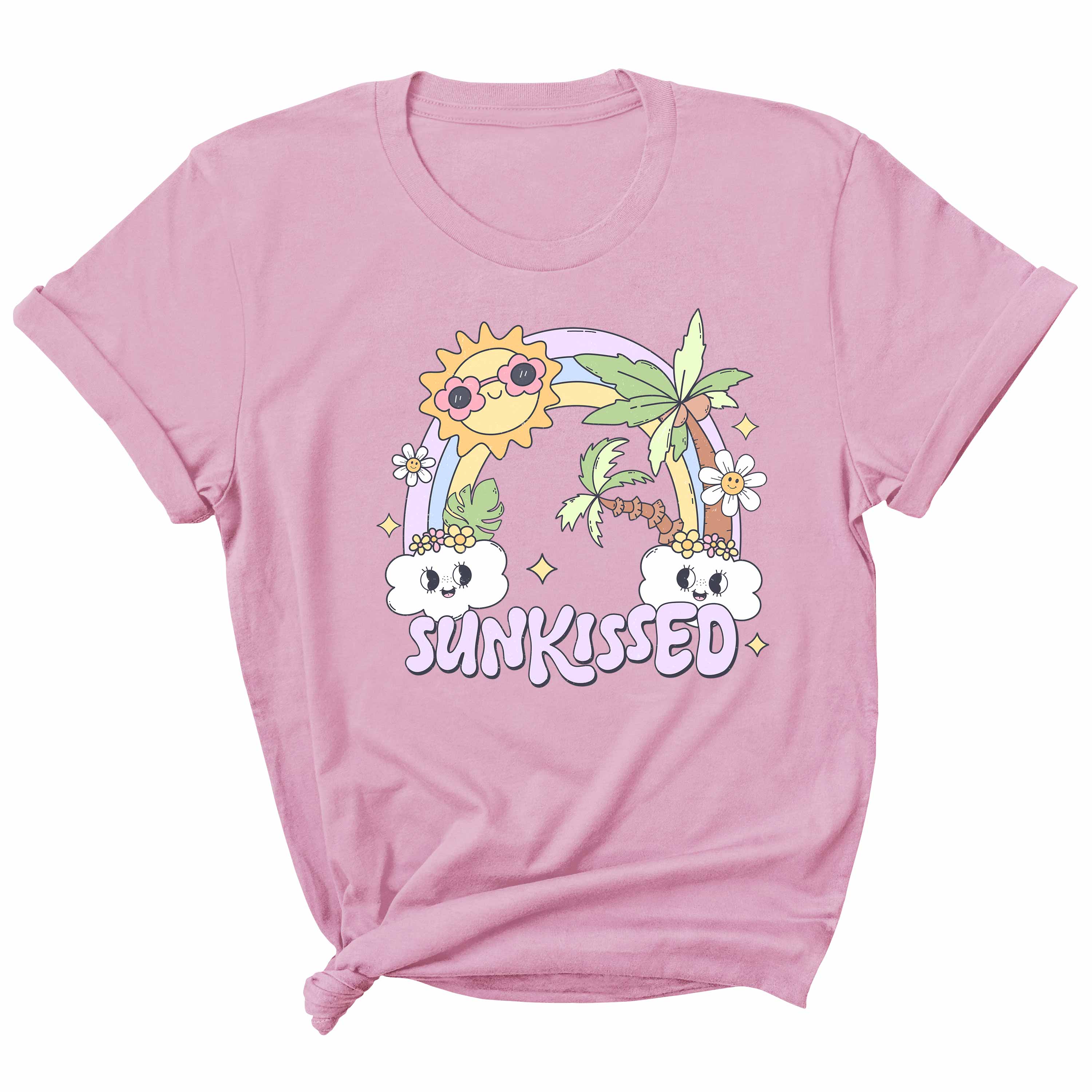 Sunkissed - Pink Summer Clothing Transfer