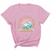 Sonnenaufgang Sonnenbrand Sonnenuntergang - Pastell Sommer Kleidung Transfer