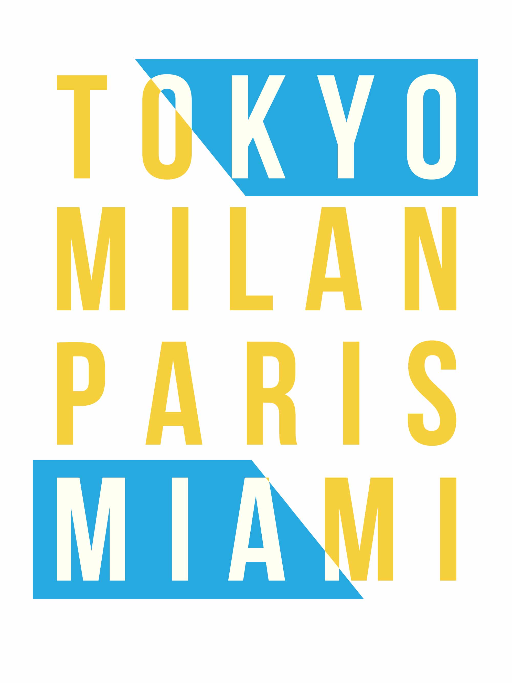 Tokyo, Milan, Paris, Miami - Boys Clothing Transfers
