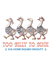 Too Silly To Sink – Summer Goose Club | Strijktransfer