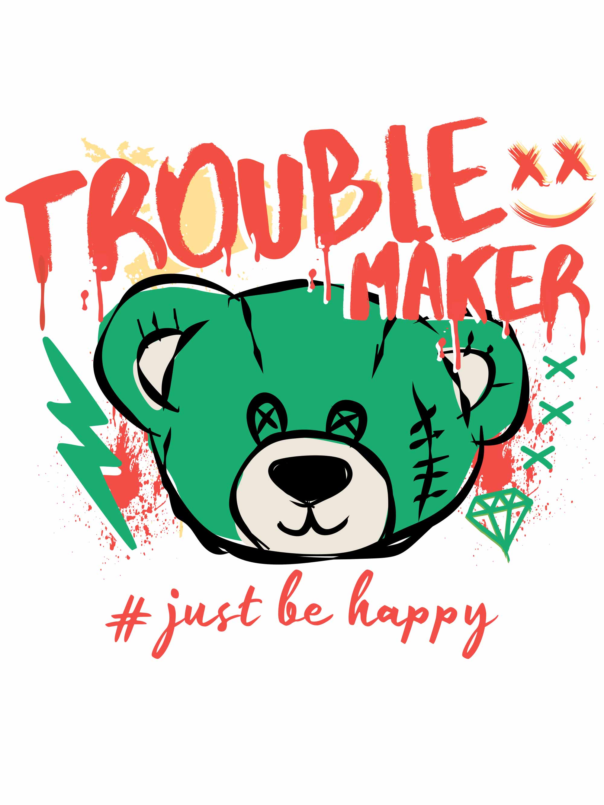 Trouble Maker - Boys Clothing Transfers