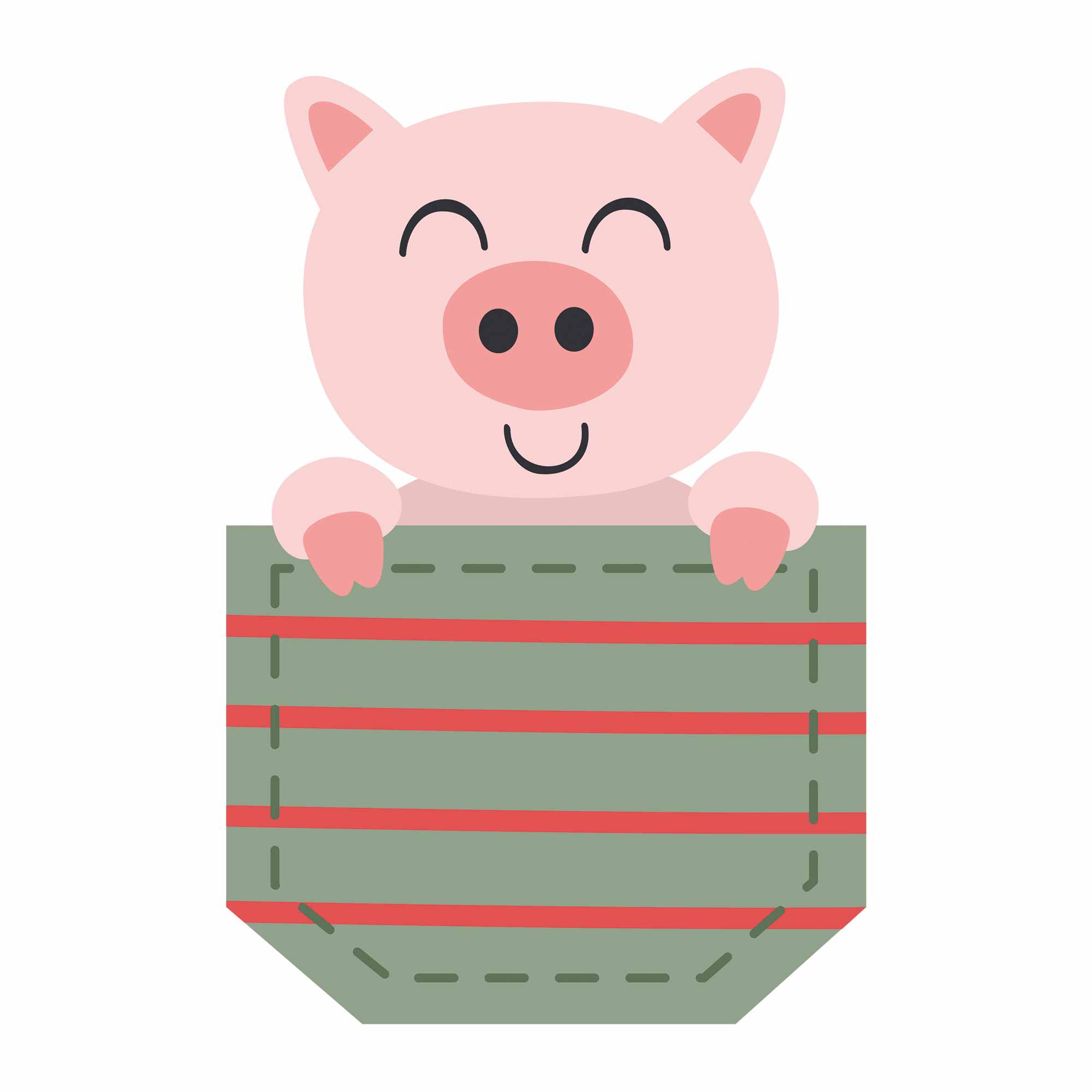 Piggy - Pocket Fun Clothing Transfer