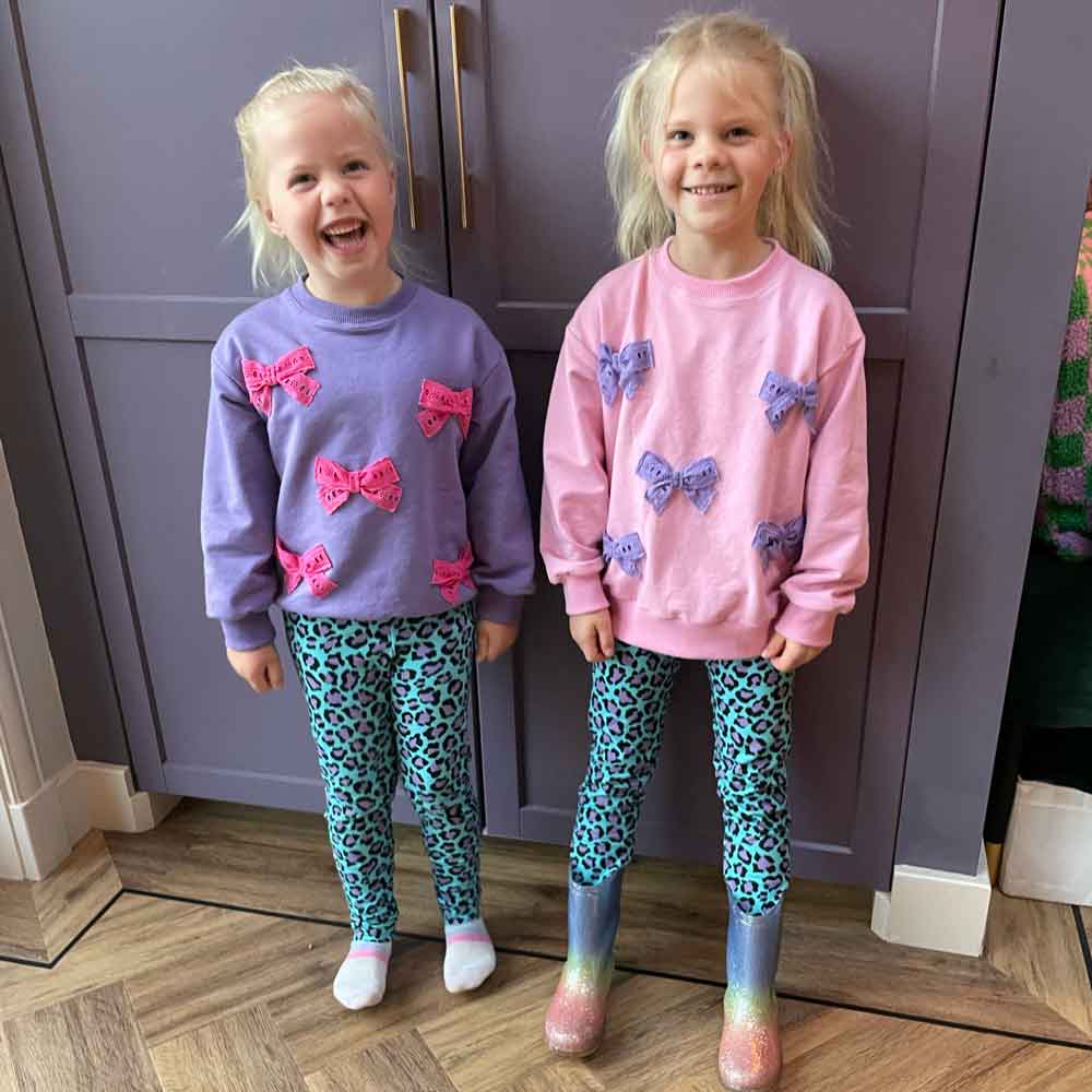 Zelf een vrolijke strikjessweater maken 🎀