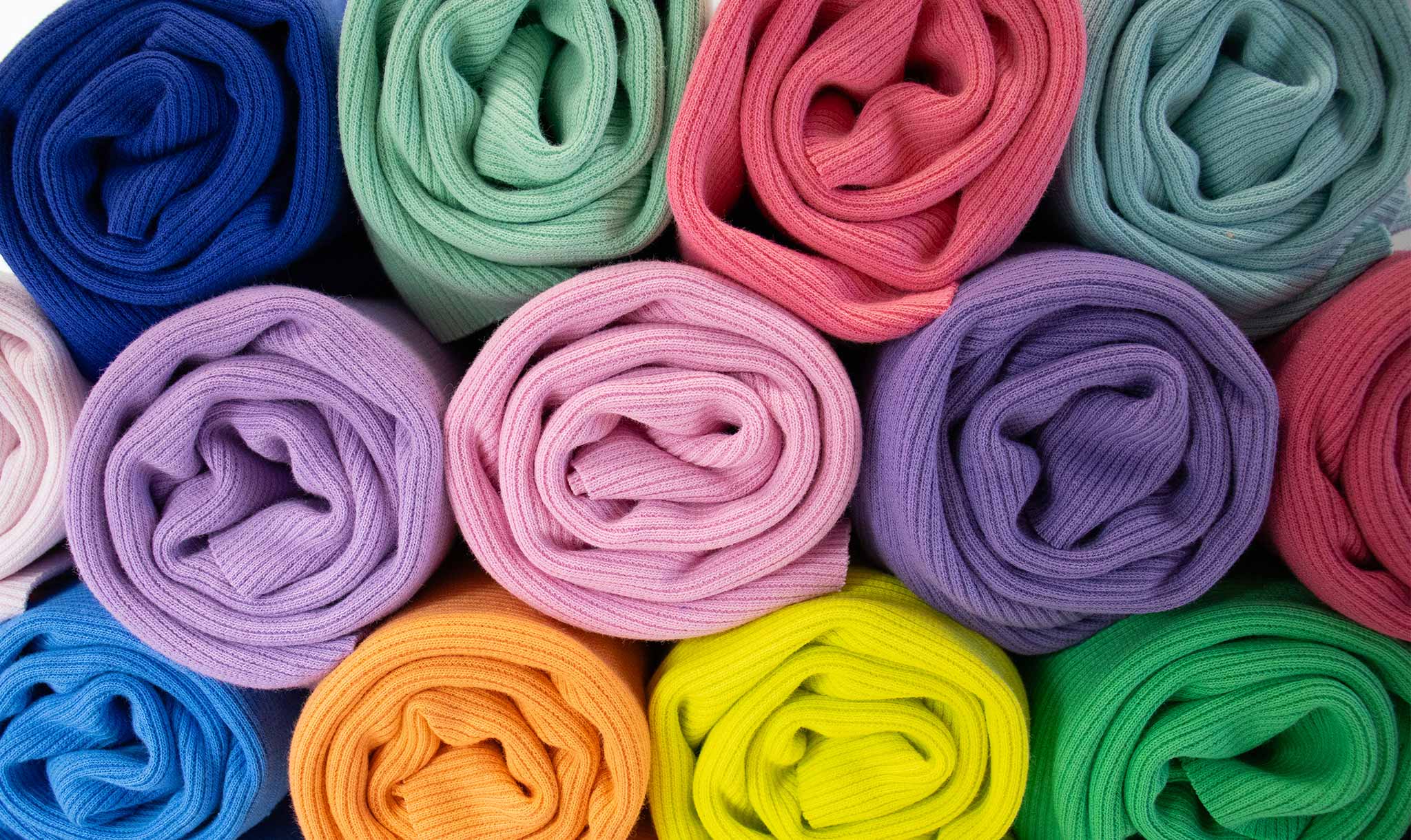 2x1 Rib Boordstof in onze Rebel Kleuren