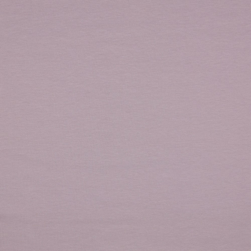 100cm Coupon + 50cm boordstof  Poeder Paars French Terry