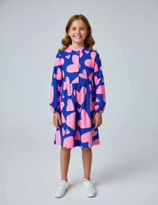 Bold Hearts Blue | French Terry | 170cm breed