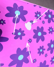 70cm Color Clash Pink Punch French Terry | Rebel Rescue (stuk 4)