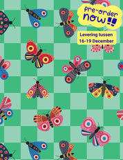 Butterfly Apple Pop Green | French Terry | 170 cm breed