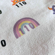 Pastel Regenboog Maatlabels