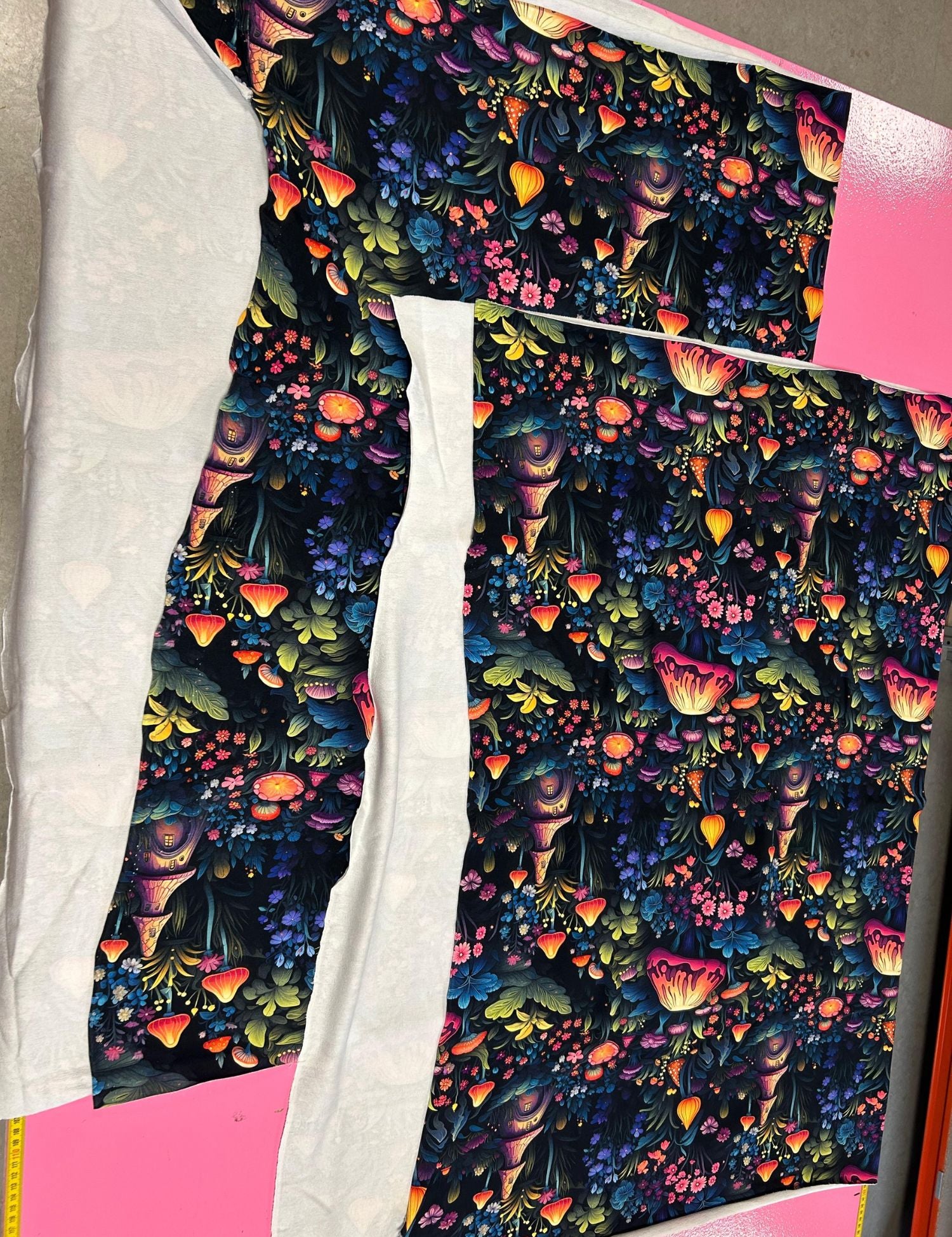 150cm Fairy Forest Night Bloom French Terry | Rebel Rescue