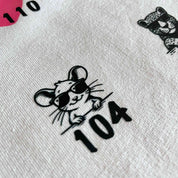 Black Animals Maatlabels