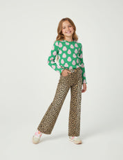 Birnenparade | Rippstrick | 125 cm breit