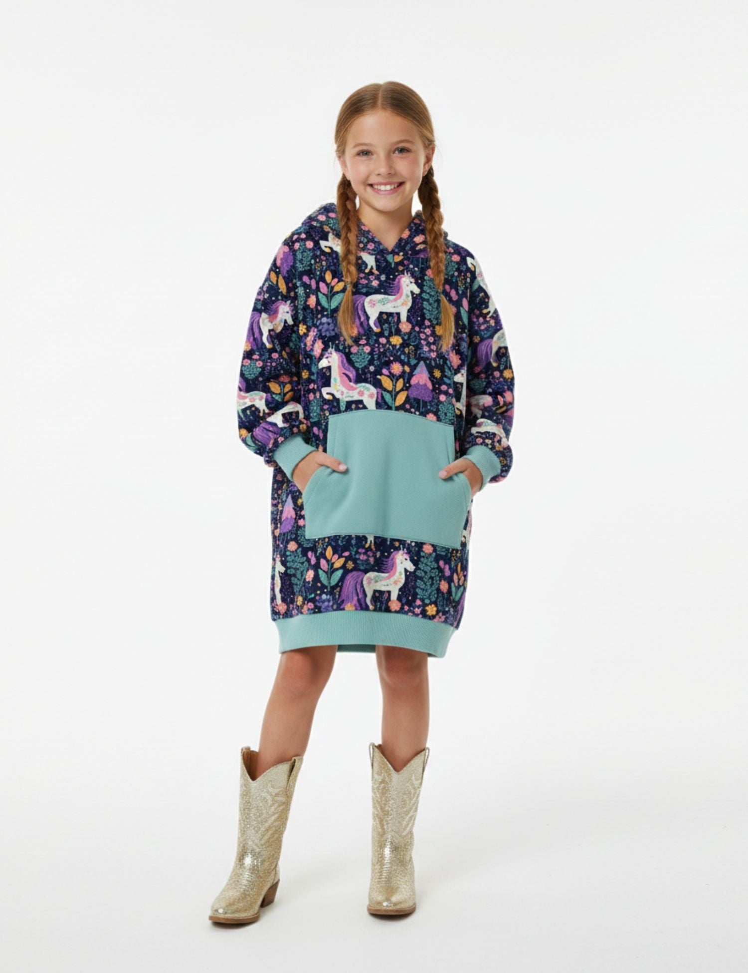 Unicorn Dream Meadow | French Terry | 170 cm breed