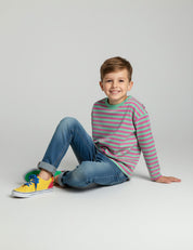 Bubble-Streifen | 100 % Baumwolljersey | 170 cm breit