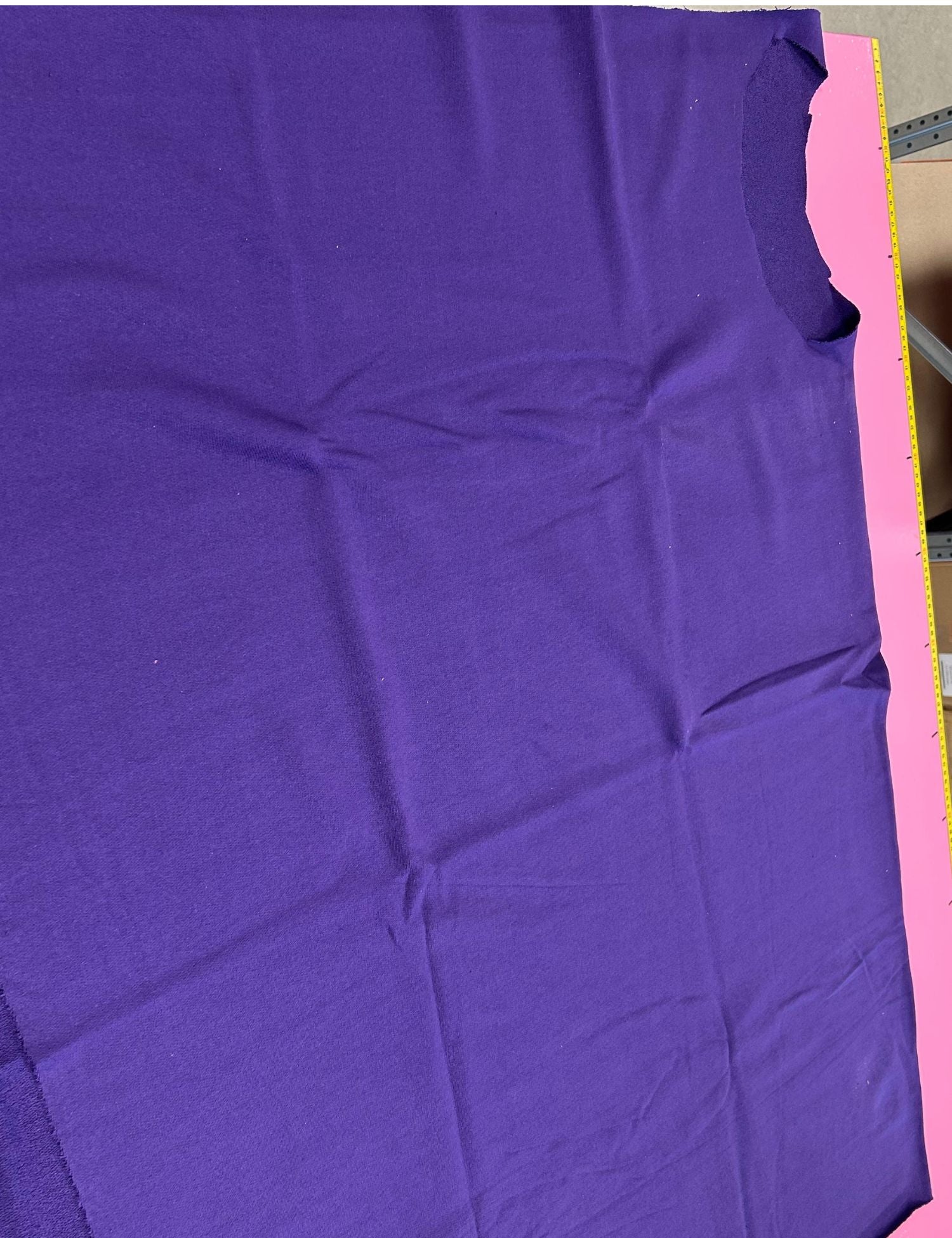 110cm Midnight Plum 100% katoen French Terry | Rebel Rescue