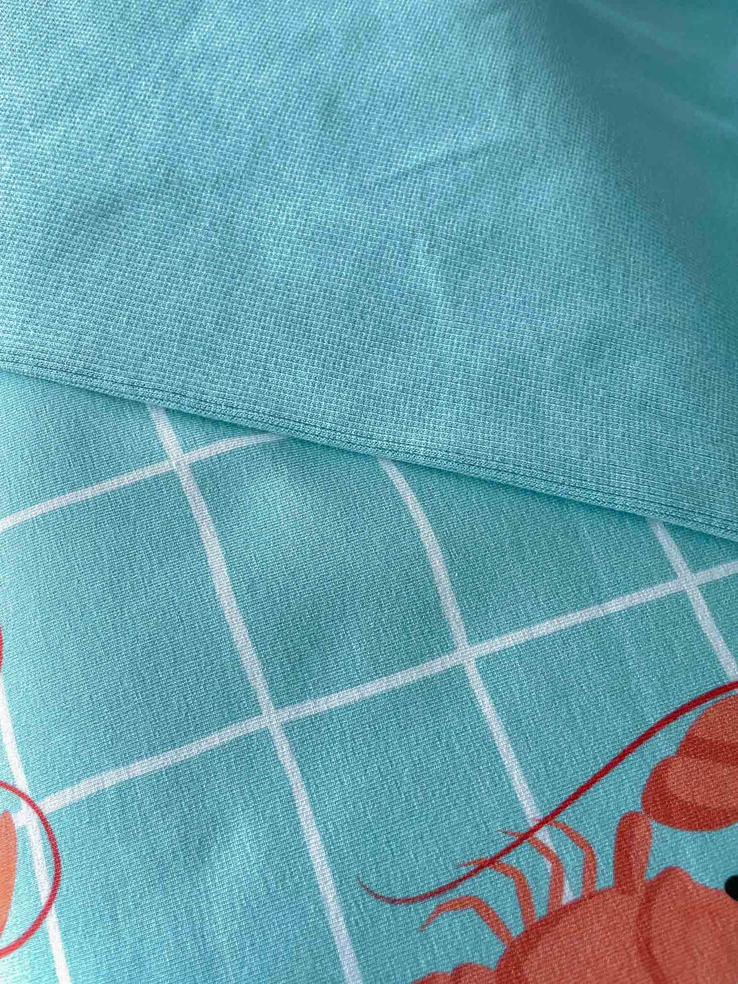 Aqua Island | 125cm breed | 2x1 Rib boordstof