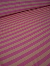 Berry Stripe | 100% Katoen Jersey | 170 cm breed