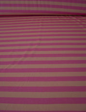 Berry Stripe | 100% Katoen Jersey | 170 cm breed