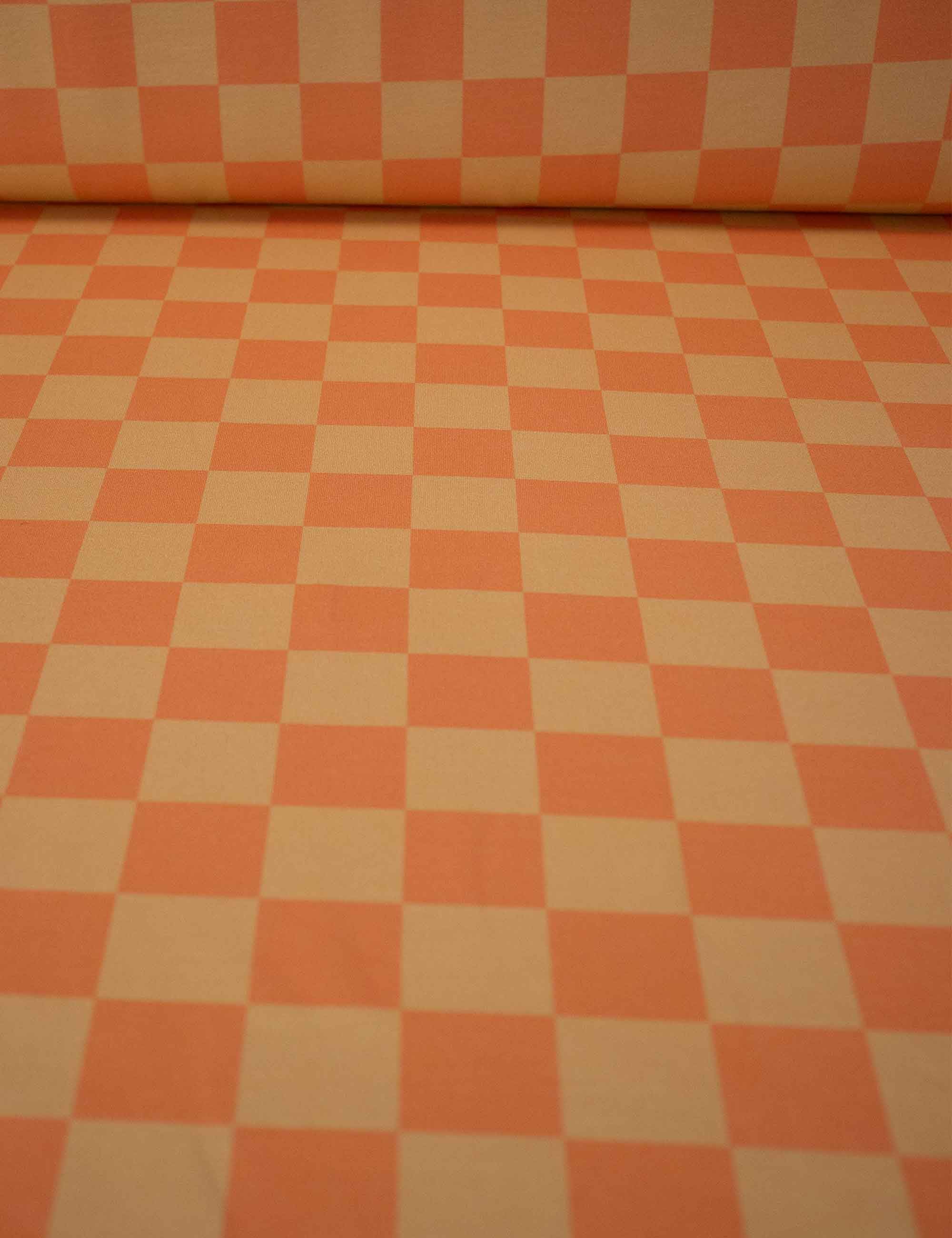 Bittersweet-Orange-Check-1-French-terry-rebel-studio-stoffen.jpg