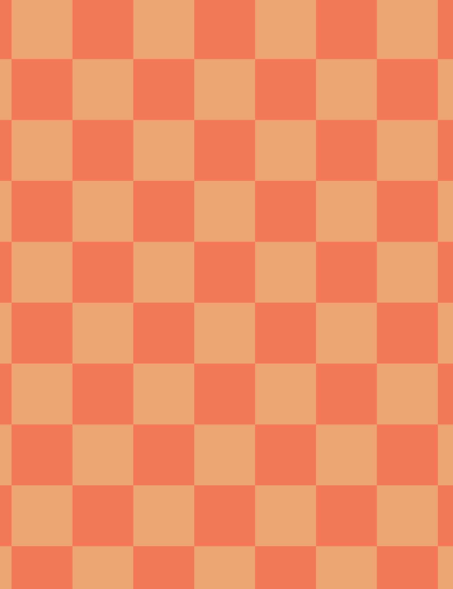 Bittersweet Orange Check | French Terry | 170 cm breed