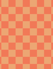 Bittersweet Orange Check | French Terry | 170 cm breed