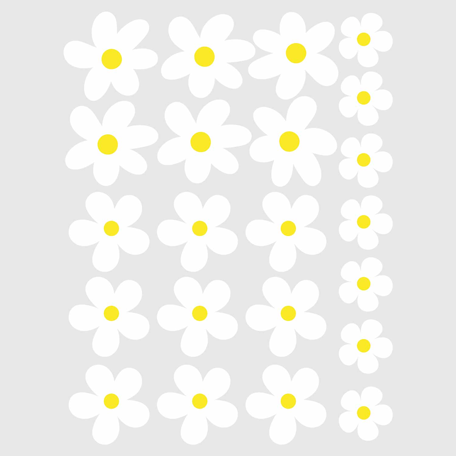 Witte Bloemen -  Fabric Frenzy