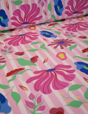 Bloom Boom Pink Pearl | French Terry | 170 cm breed