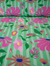 Bloom Boom Apple Pop Green | French Terry | 170 cm breed